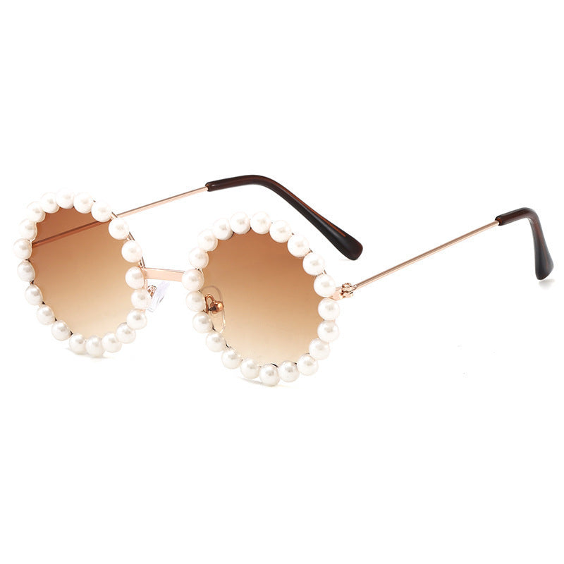 Wholesale PC Sticky Pearl Kids Sunglasses